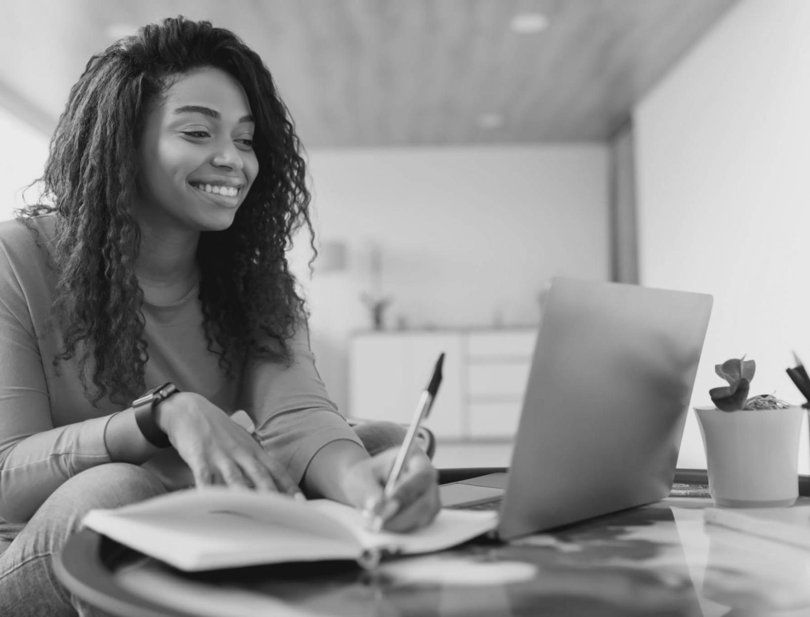 Group of designers collaborating on logo variations during live critique session